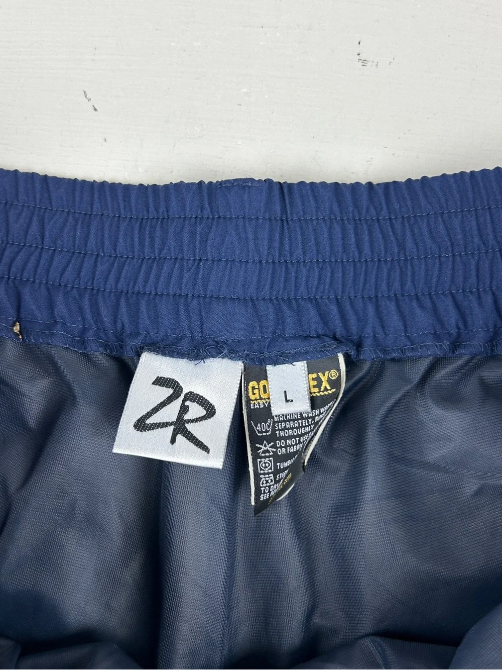 Zero Restriction 100P Gore-Tex GTX Golf Rain Pants Men’s Large Navy Waterproof